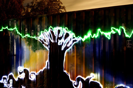 Headlolly - light graffiti light graffiti