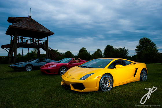 Lamborghini and Ferraris