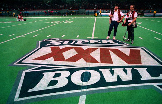 I shot Super Bowl XXIV in New Orleans in 1990 - by Brad Mangin