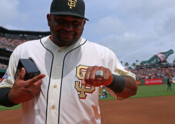 Giants World Series Ring Ceremony