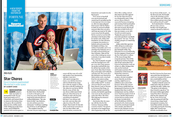 David and Ashley Eckstein for Sports Illustrated - by Octavian